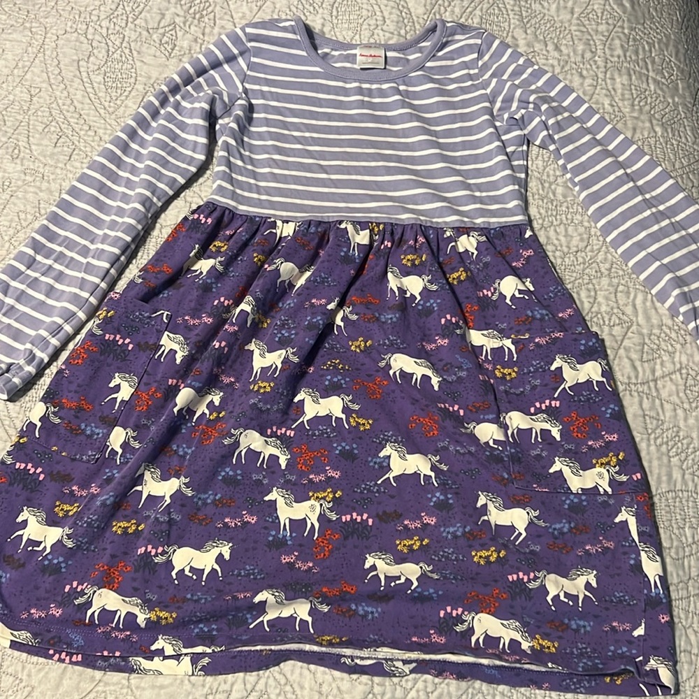 Hanna Andersson long sleeve pocket dress